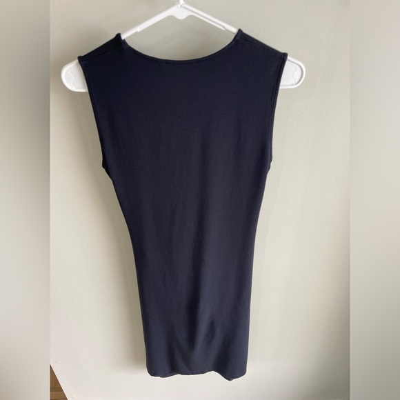 Theory Twist-Front Dress - Night Sky Navy - Size Medium - Picture 11 of 14